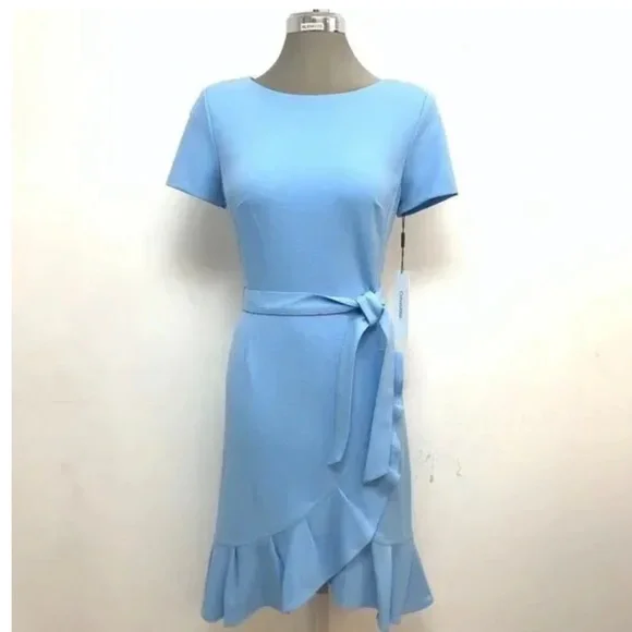 green emerald velvet dress Women's Brown Fit And Flare Dress Sleeveless Tie Shoulder main image 1